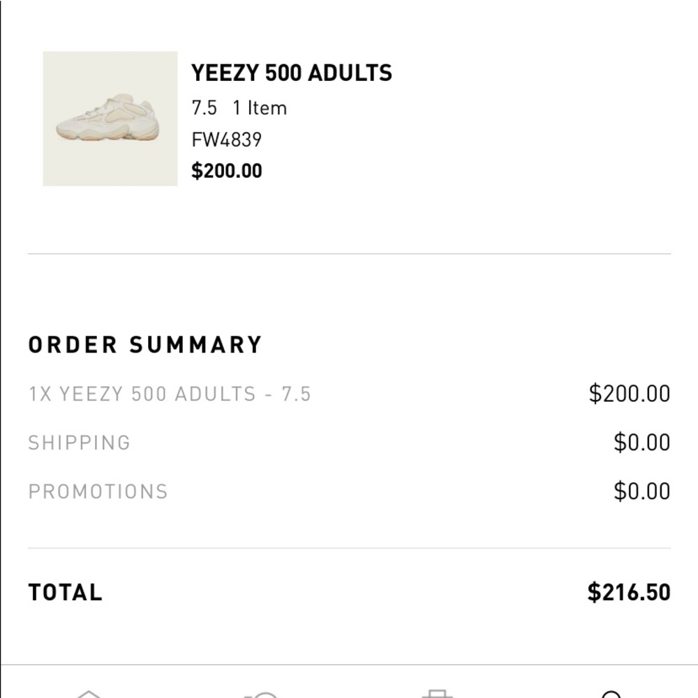 Yeezy 500 Stone men’s sz 7.5=women’s sz 9